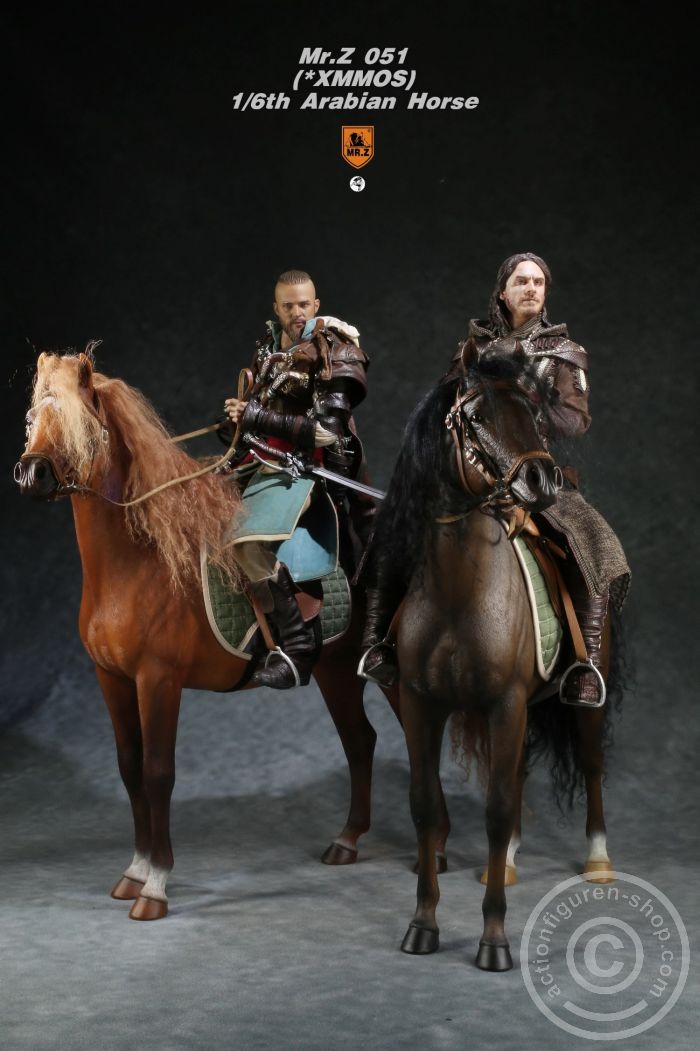 MRZ051-06vn7nvjhsZBjYe Arabian Horse w/ full European Harness - black