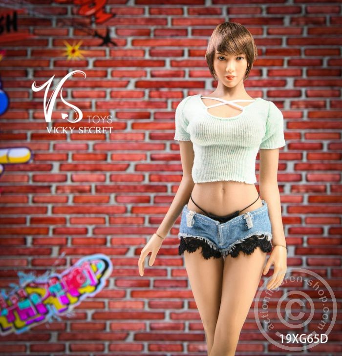 Hot Pants w/ Top Set - light-green