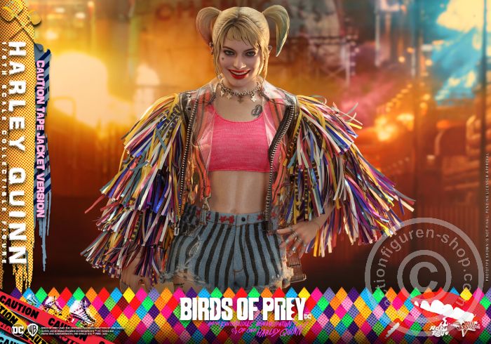 604750-12fVPdEV1zF9tyT Birds of Prey - Harley Quinn (Caution Tape Jacket Version) - MMS566