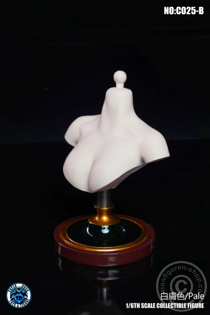 Female Bust Stand - Pale