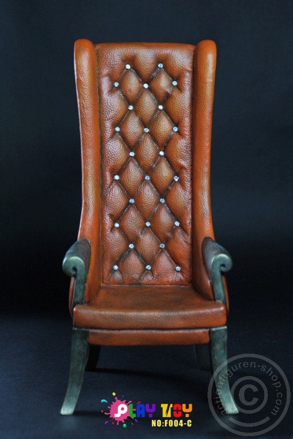 High Back Chair - Brown