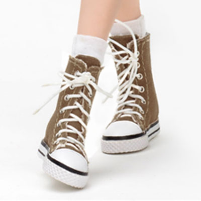 High Sneaker - white/khaki