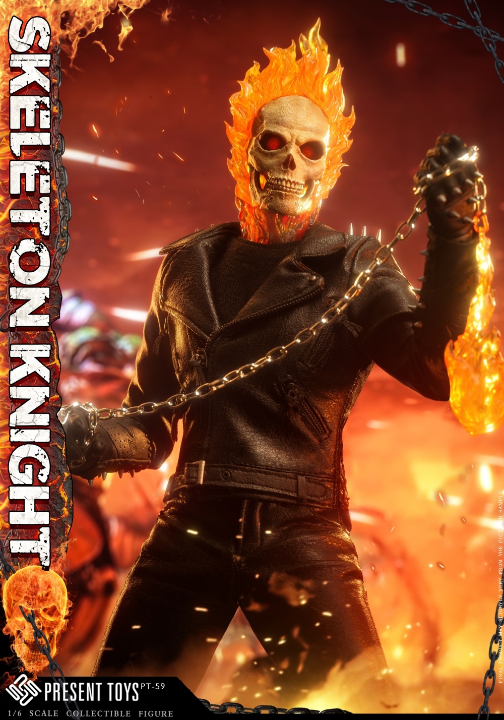 Skeleton Knight - Ghost Rider - in 1/6 scale Skeleton Knight - Ghost Rider - in 1/6 scale