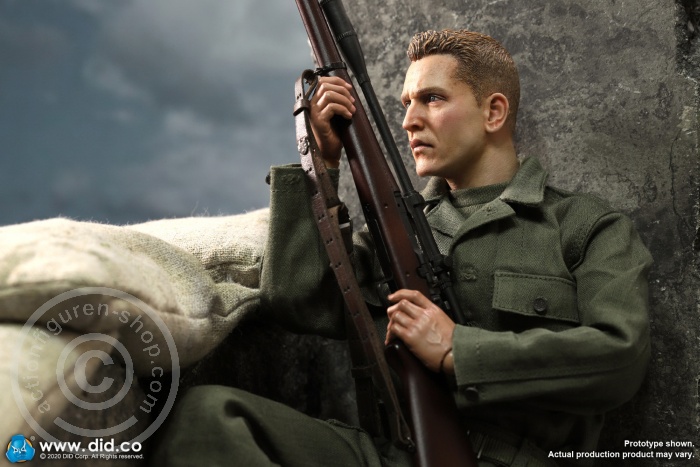 80144-36 Private Jackson - WWII US 2nd Ranger Battalion