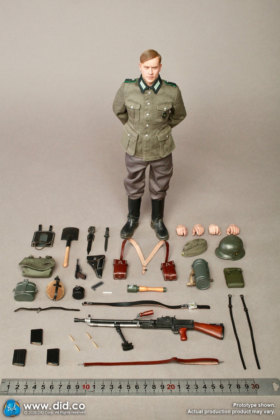 Friedrich - WWII German SS Polizei-Division ZB30 Gunner - in 1/6 scale