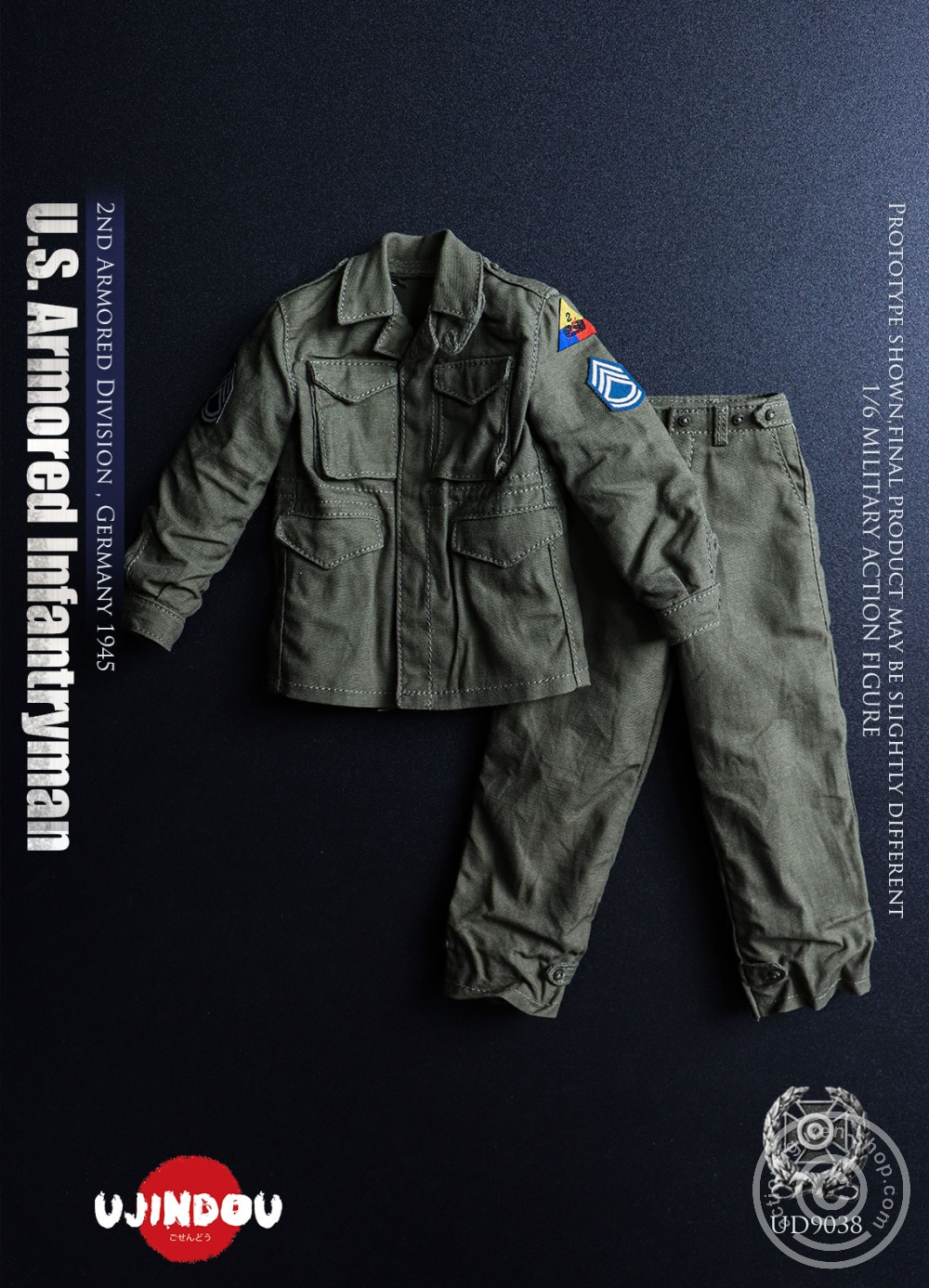 WWII - U.S. Army - Armored Infantryman - Germany 1945 - in 1/6 scale
