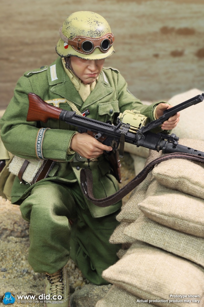 Bialas - WWII German Africa Corps WH MG34 Gunner