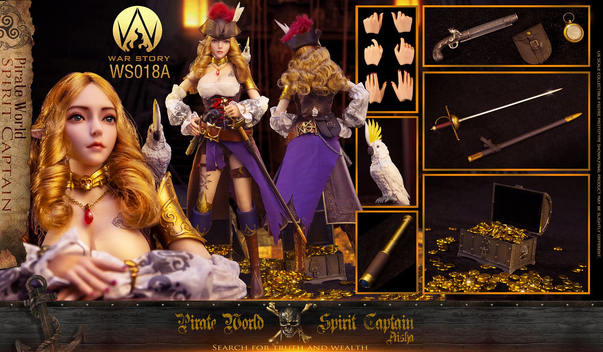 Spirit Captain Aisha - Pirate World Spirit Captain Aisha - Pirate World