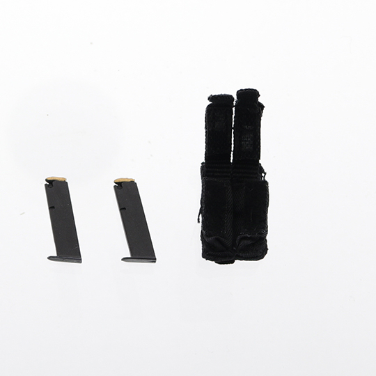 P226 Double Mag Pouch w/ 2 Mags - black