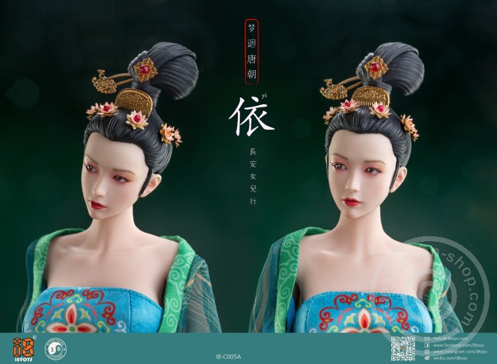 Han Chinese Clothing & Head Set - Tang Dynasty Chang on little Lady YI Han Chinese Clothing & Head Set - Tang Dynasty Chang on little Lady YI