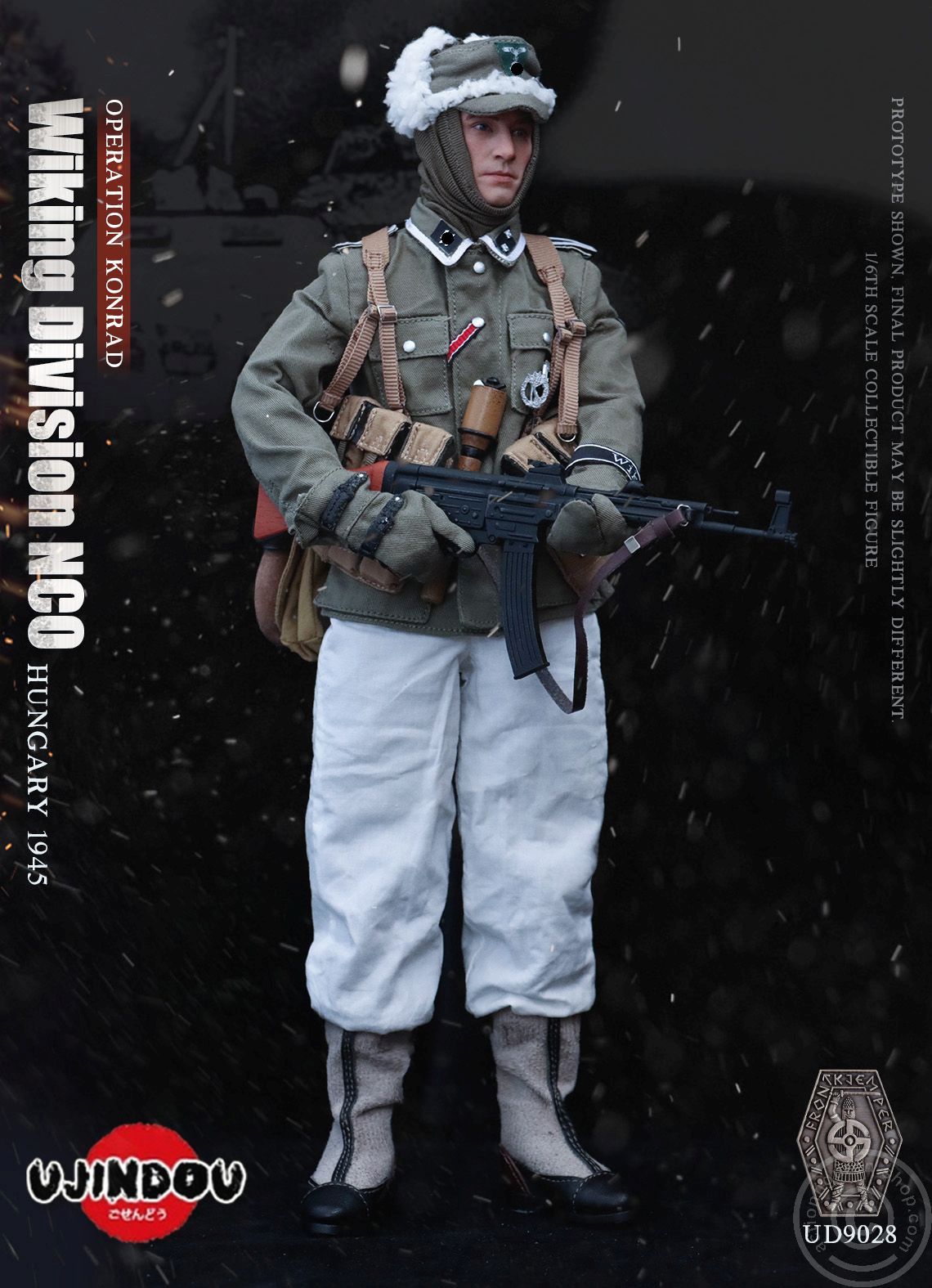 Wiking Division - NCO Operation Konrad - Hungary 1945 - leicht beschädigte Box - Wiking Division - NCO Operation Konrad - Hungary 1945 - leicht beschädigte Box -