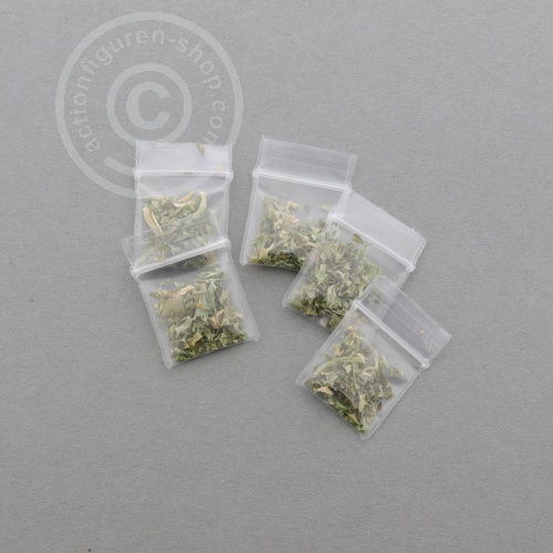 1 Mini-Mini Ziplock Bag 12 x 17mm - w/ Weed filling