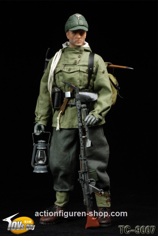 TTL9007-08z Deutscher Gebrigsjäger mit MG34