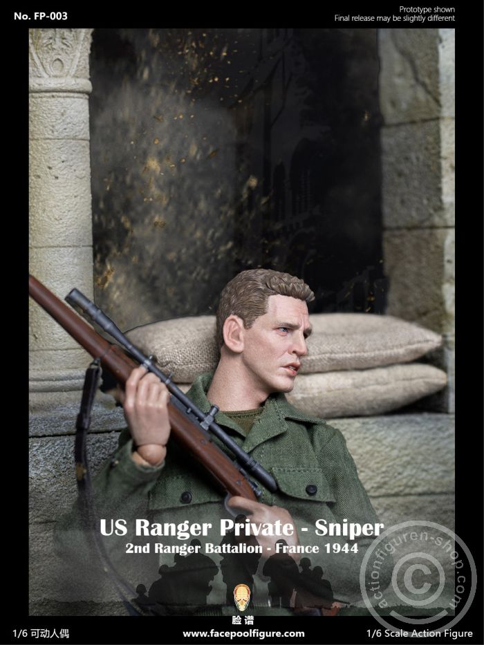 FP003B-21 Sniper Private Jackson US Army Ranger - Special Edition w/ Diorama