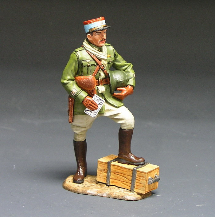 King & Country FOB001 - Aide De Camp Du Général - France 1940 - Figurine 30 Cm