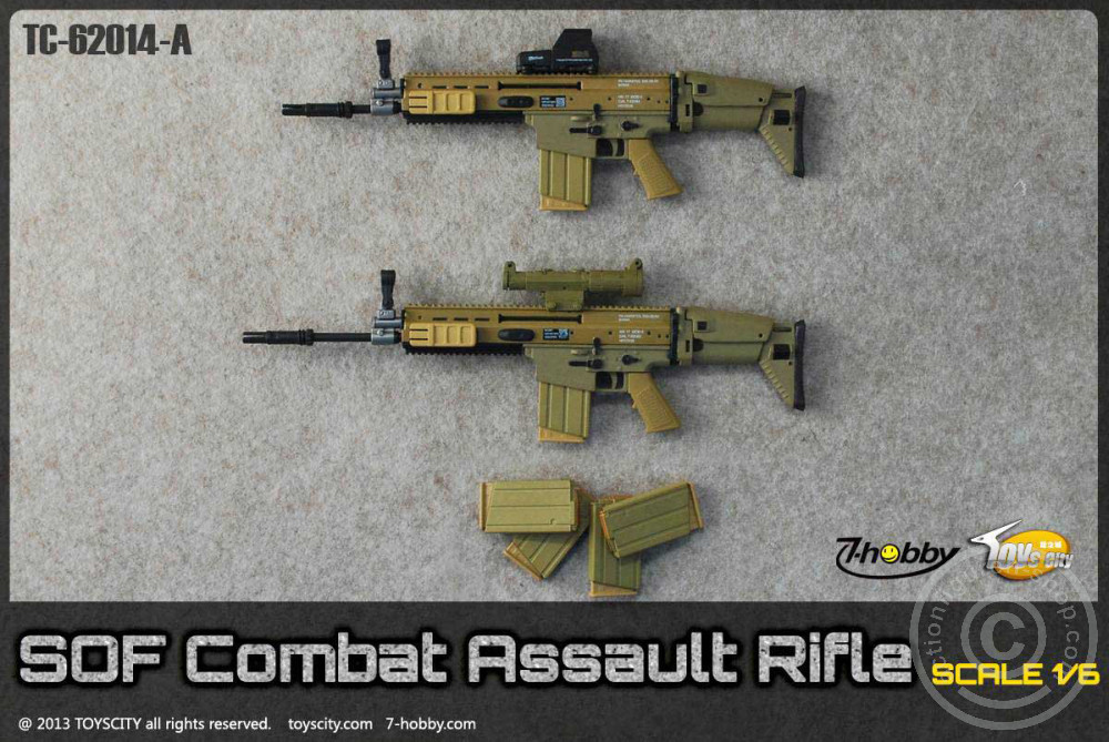 SOF Combat Assault Rifle - desert (2 Stück) | TCT62014a