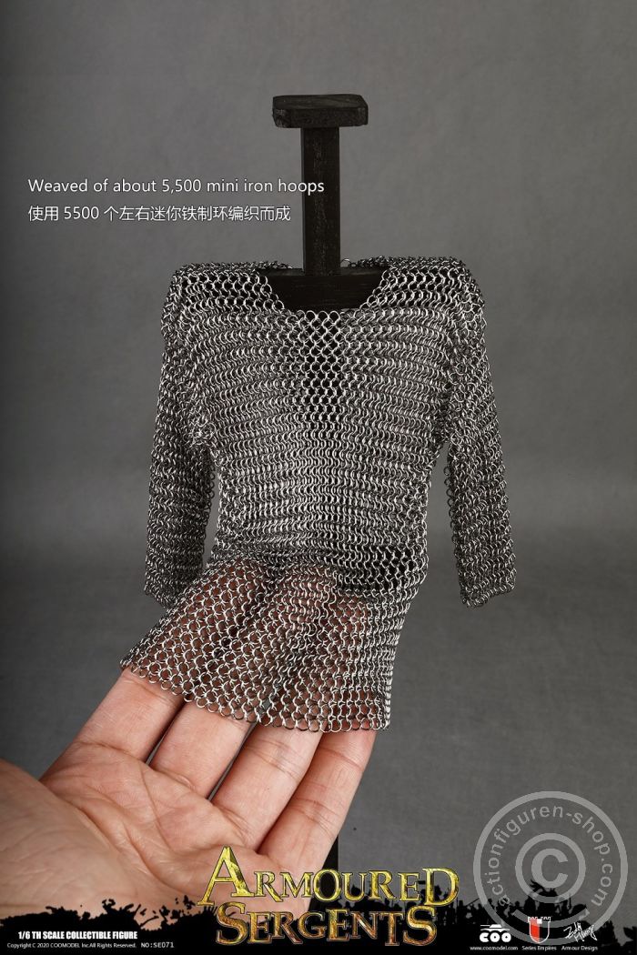Armored Sergent - Real Chain Armor Display Set | COO-SE071