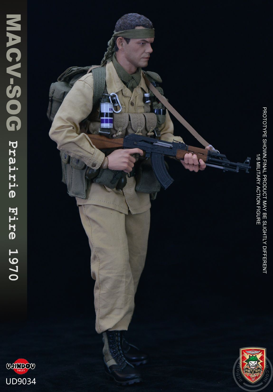 Figurine Action Vietnam MACV-SOG – Dragon 70101, 1/6, Plastique Et Tissu