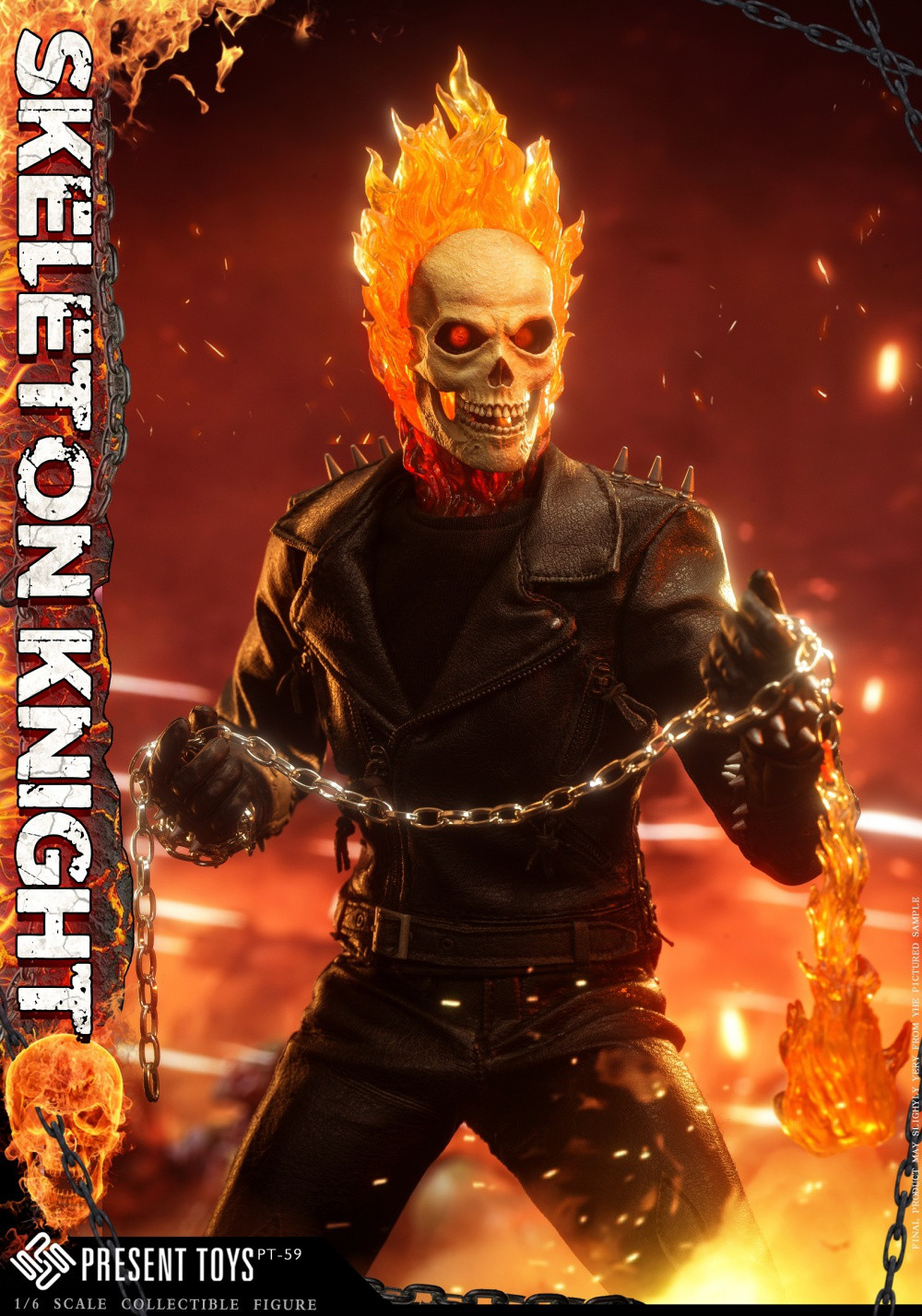 Skeleton Knight - Ghost Rider - in 1/6 scale | PTSP59