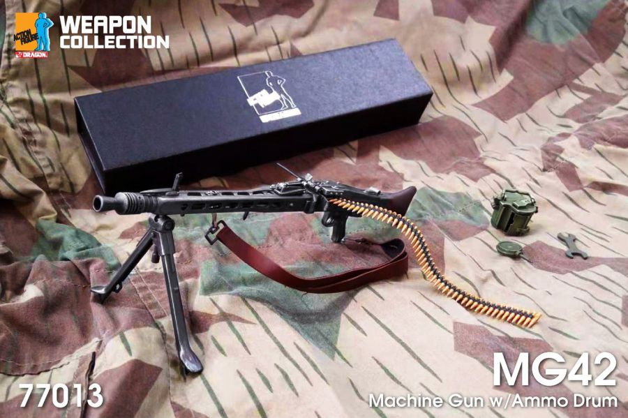 MG42 Machine Gun with Ammo Drum | 77013