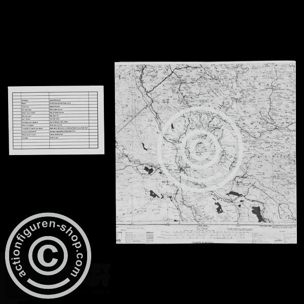 Afghanistan Map w/ Translation Cheat Sheet | LK9